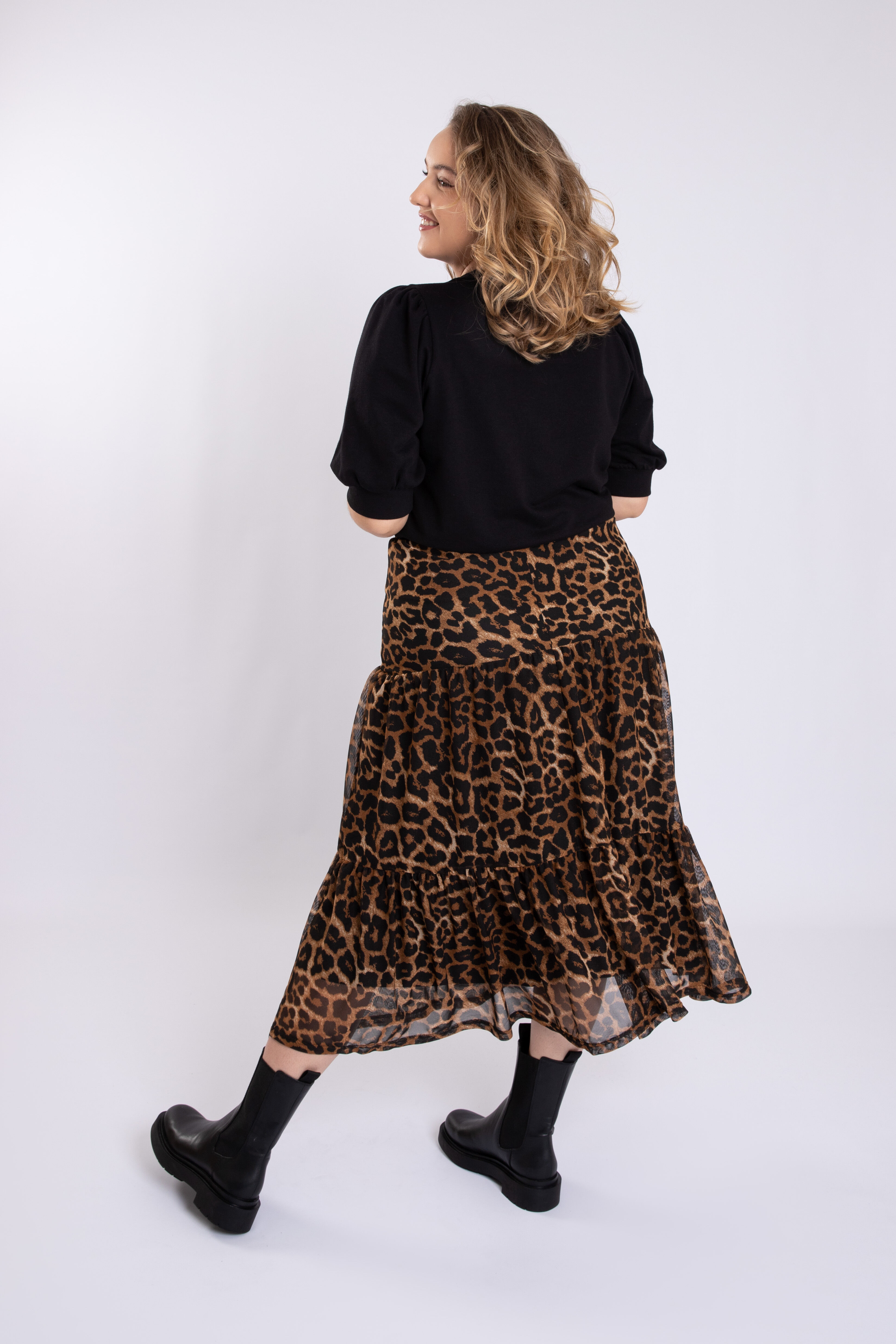 Longue jupe &agrave; imprim&eacute;  image number 4