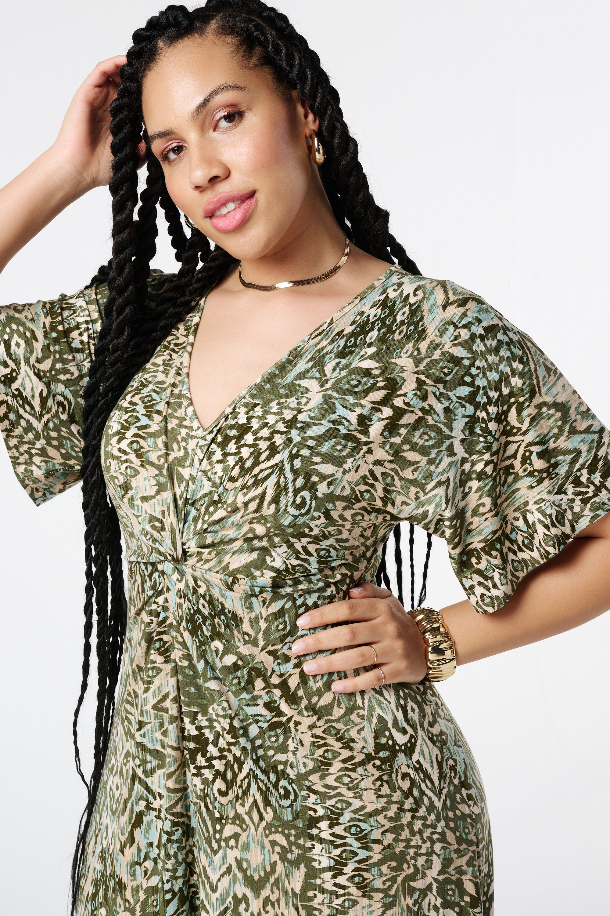 Robe avec d&eacute;tail torsad&eacute; image number 4