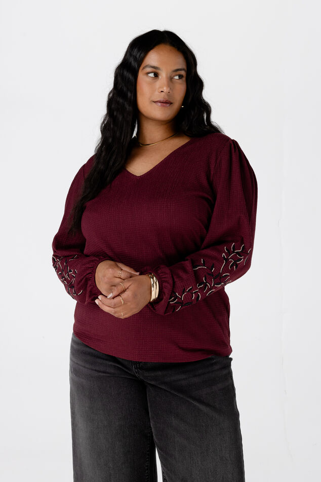 Haut avec broderie image number 0