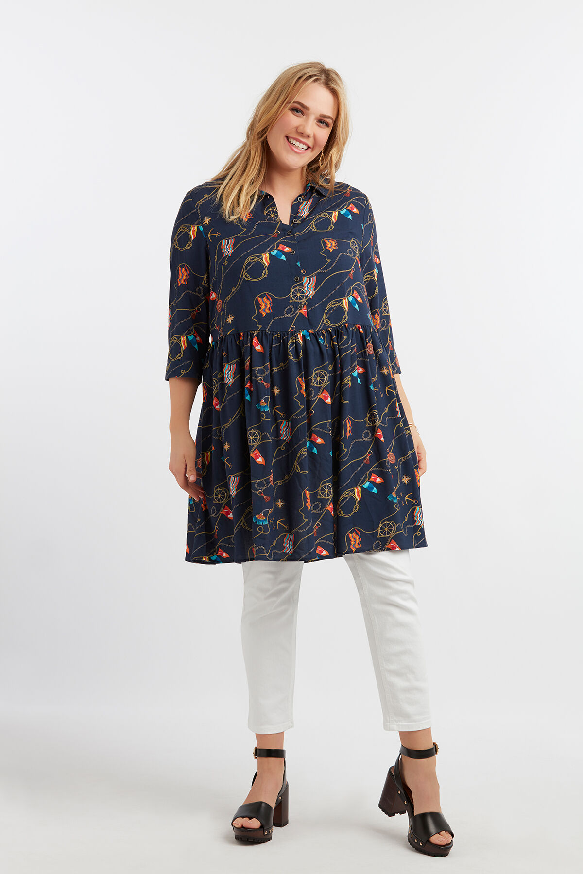 Robe tunique imprim&eacute;e image number 6
