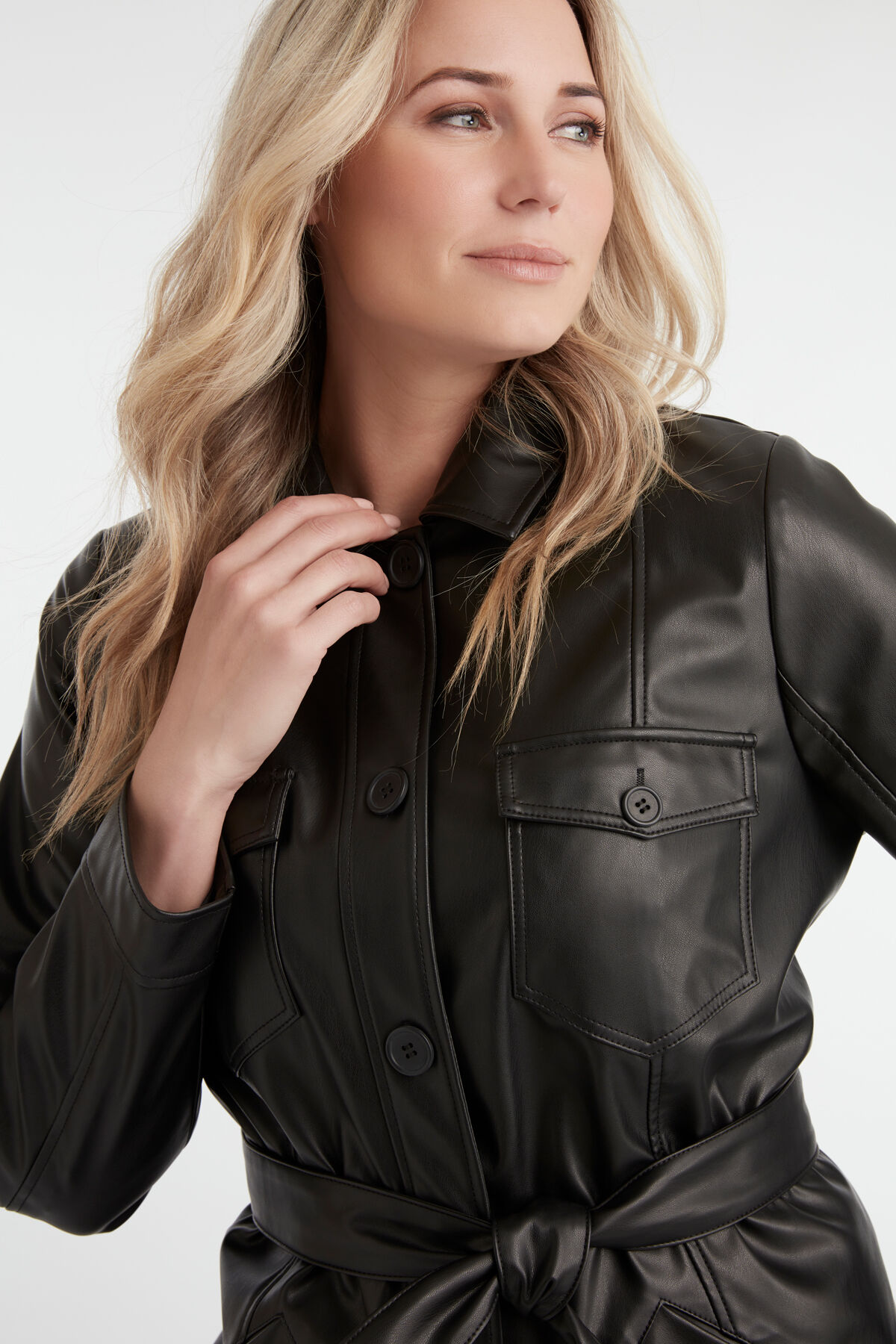 Veste en cuir PU image number 4