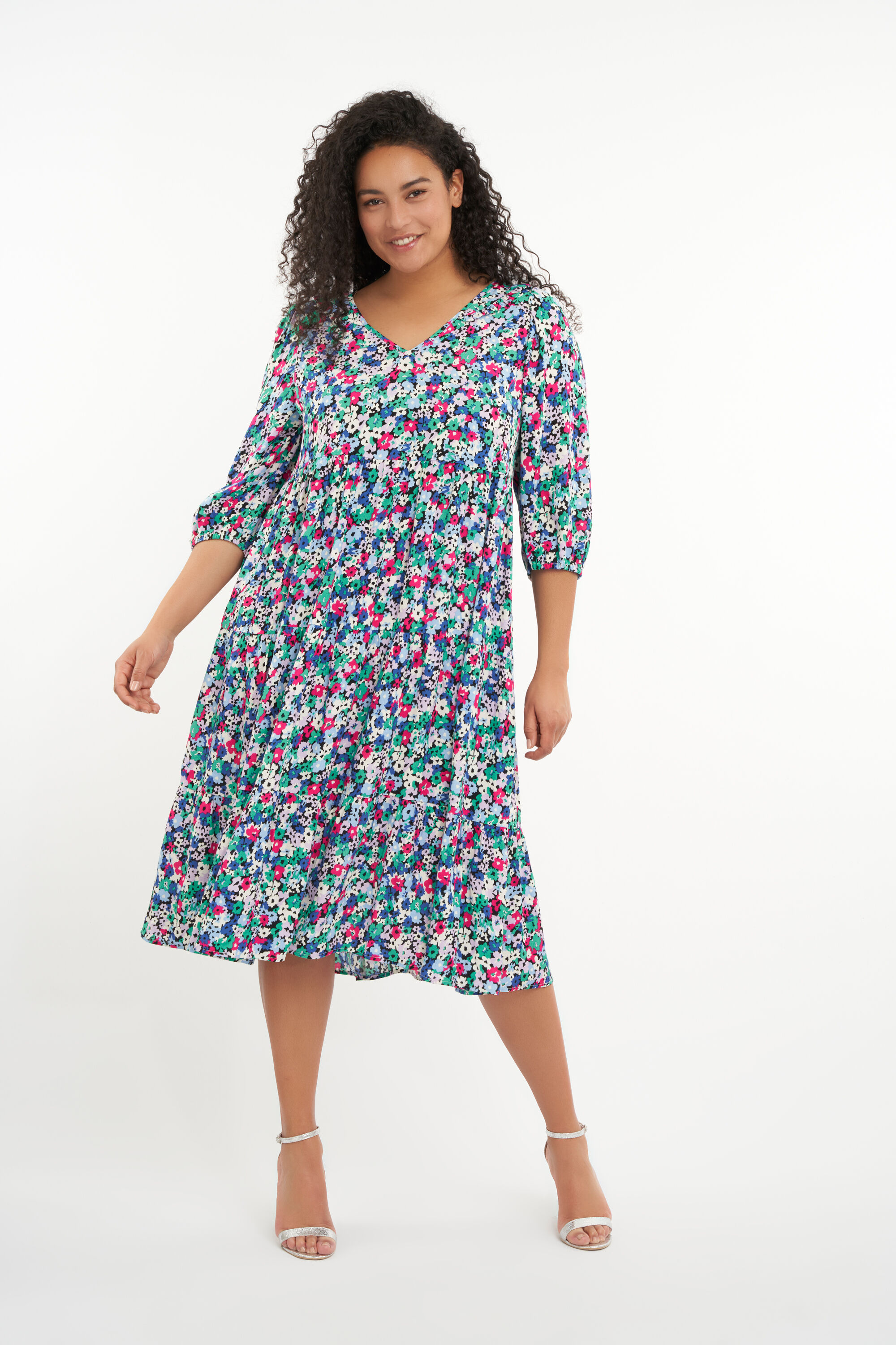 Robe longue &agrave; imprim&eacute;  image number 5