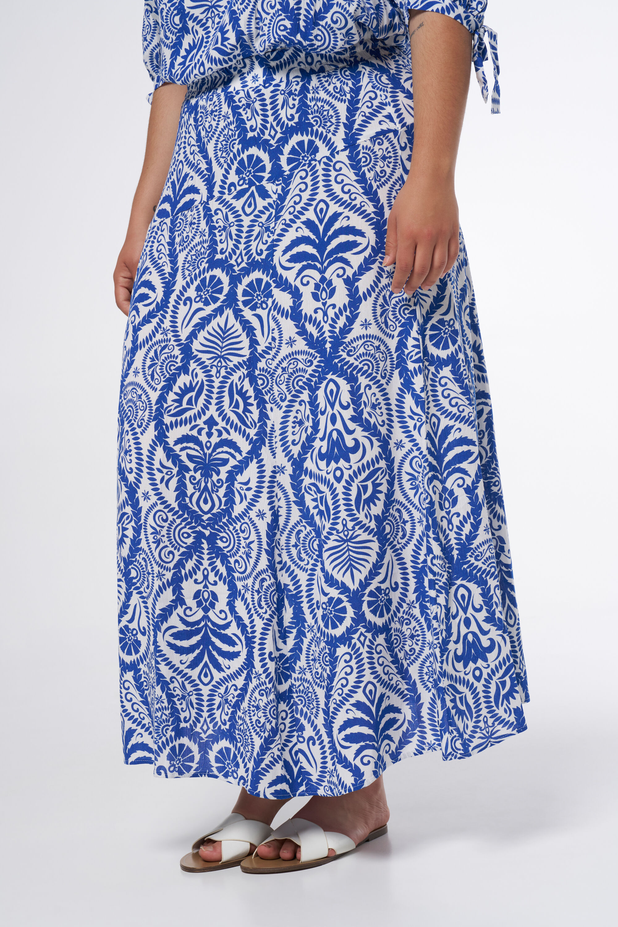 Jupe midi avec fente image number 5