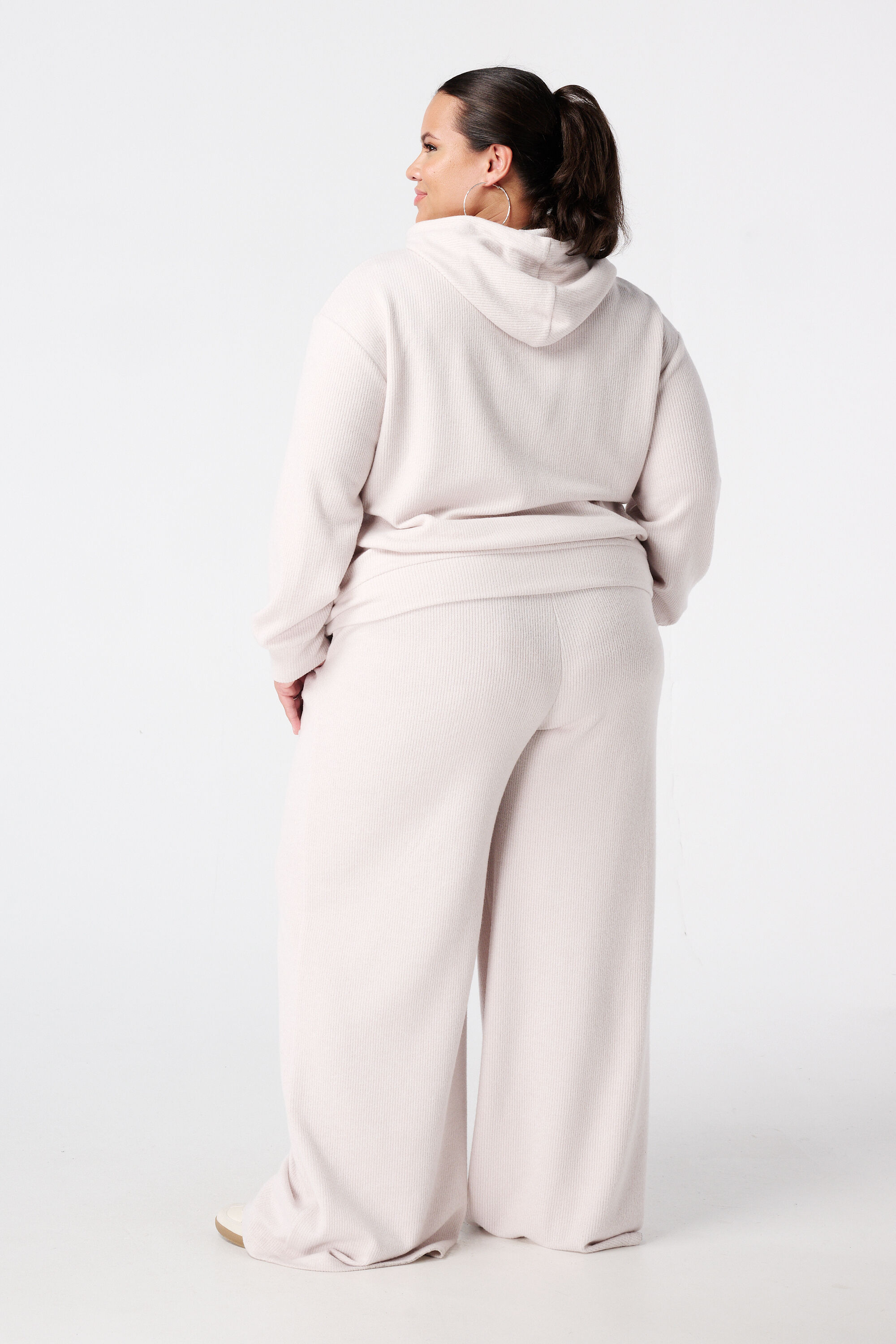 Pantalon droit &agrave; taille &eacute;lastique image number 3