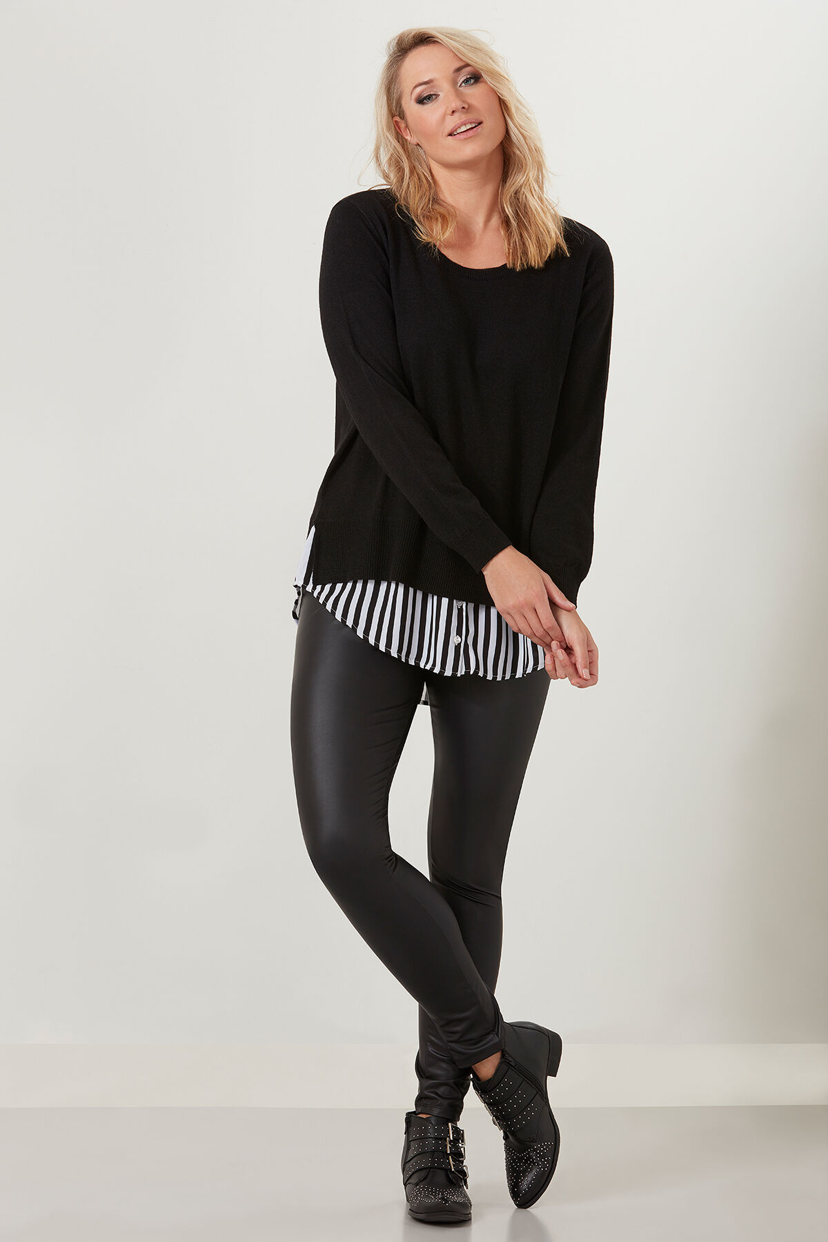 Legging en similicuir image number 4