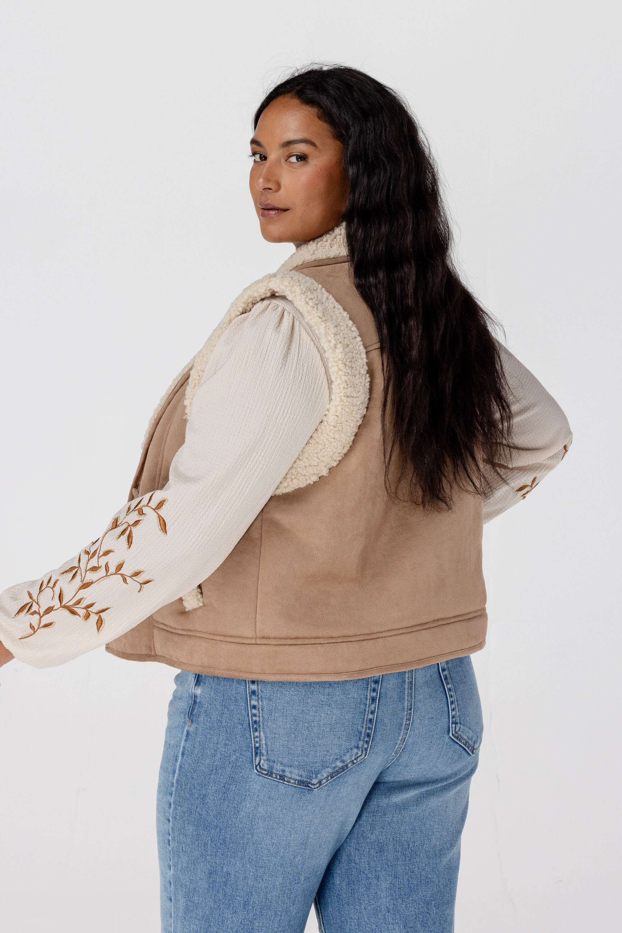 Gilet avec doublure teddy image number 3