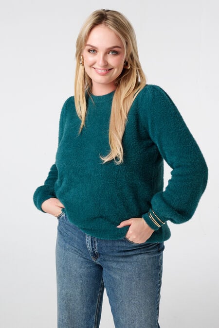 Pull tricoté en fil doux Pull tricoté en fil doux