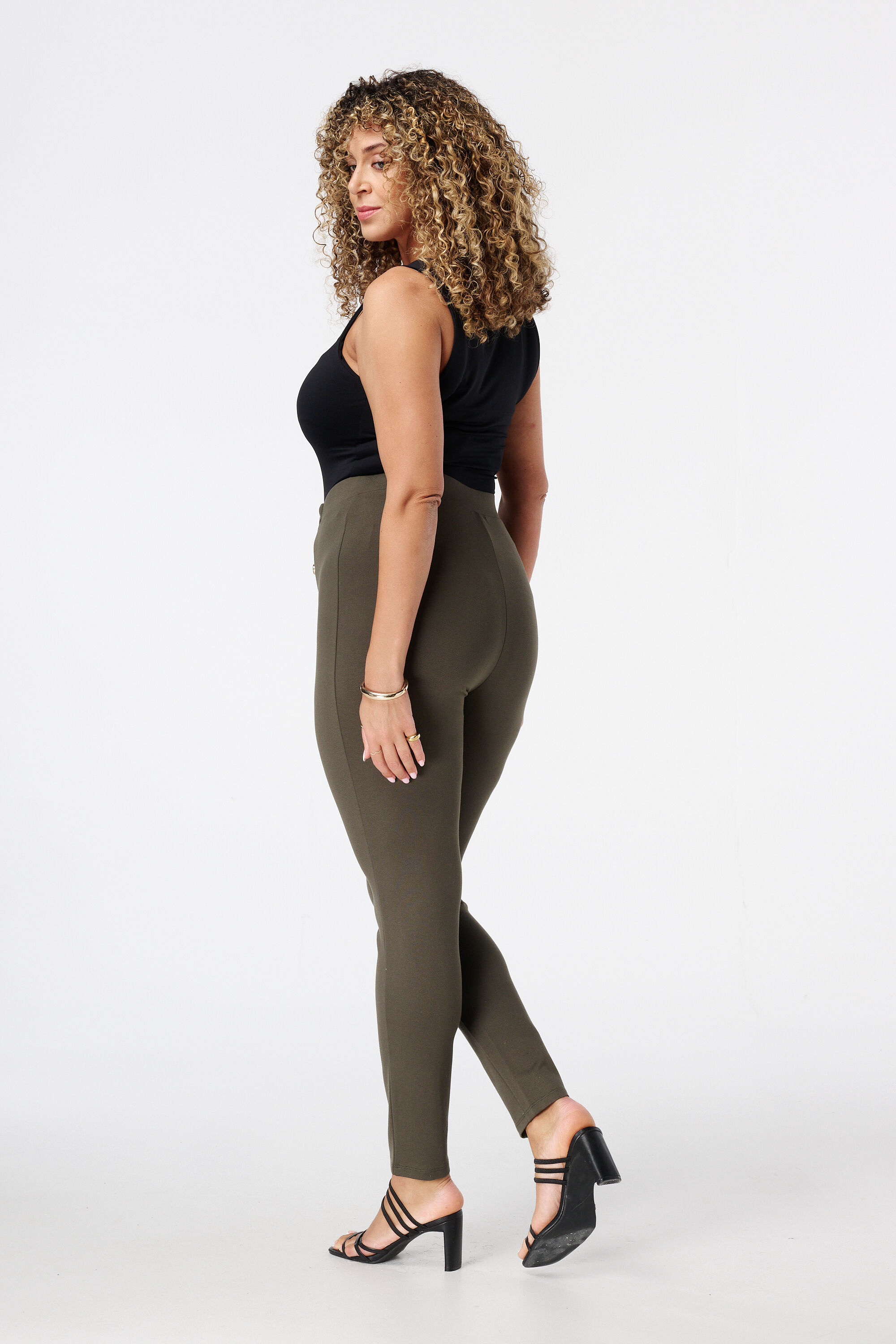 Tregging avec boutons d&eacute;coratifs image number 3