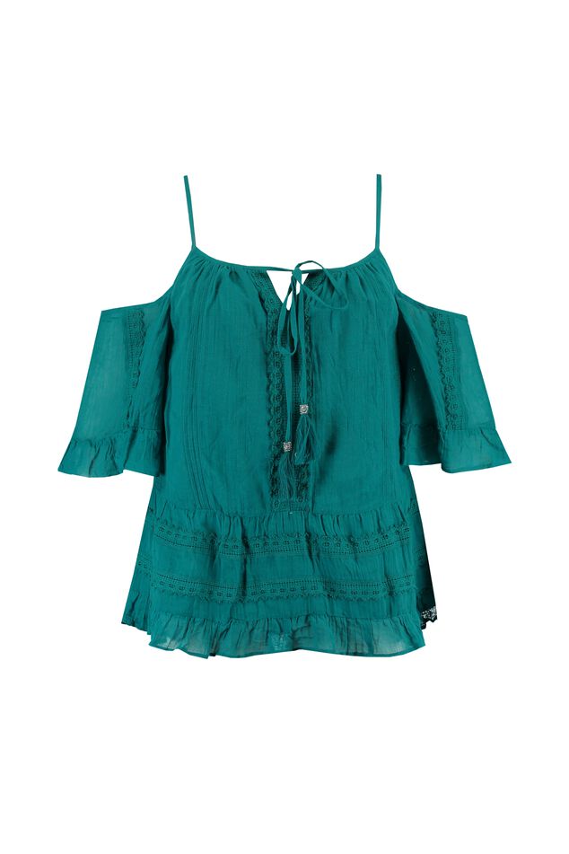 Chemisier à épaules ajourées image number 1