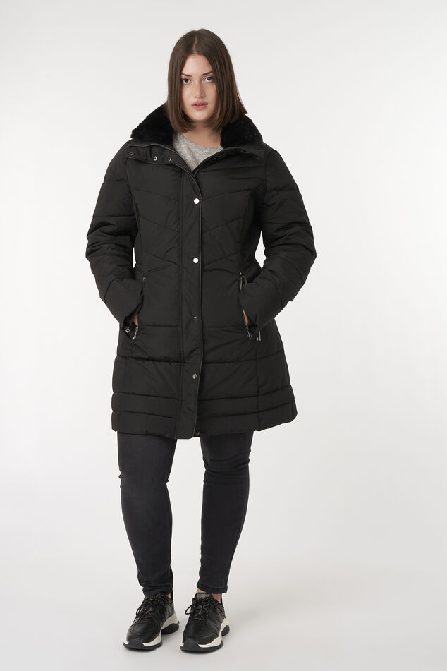 Long manteau matelassé image number 0