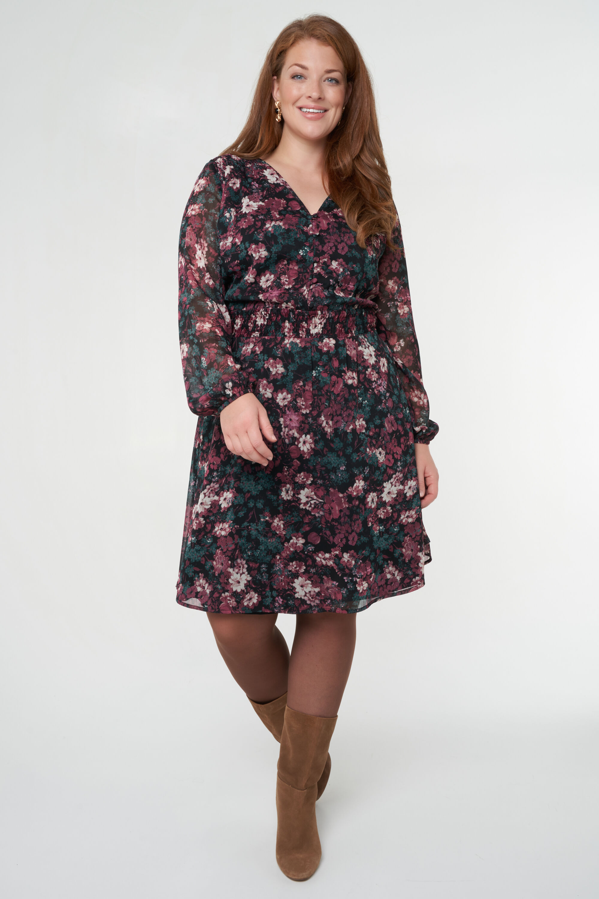 Robe &agrave; imprim&eacute; floral. image number 7