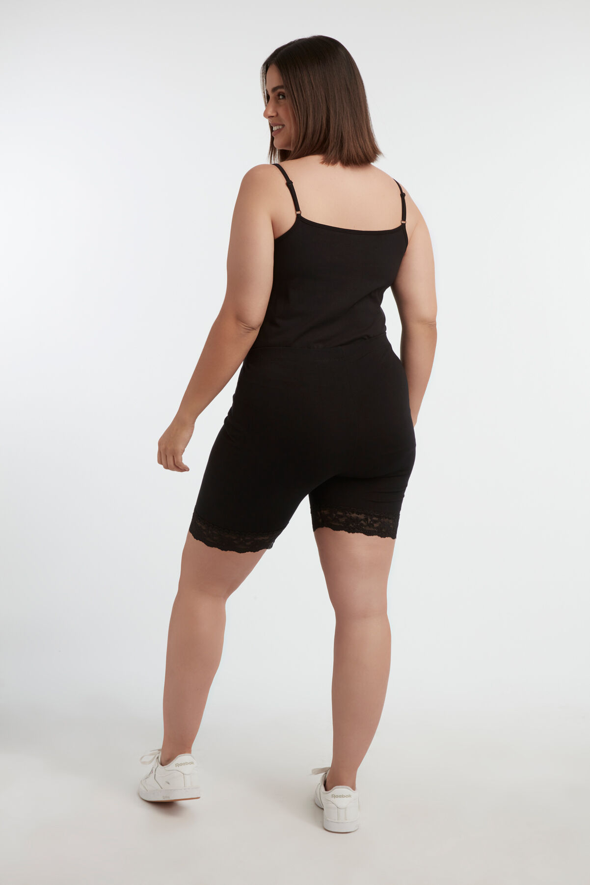 Lot de 2 Legging court &agrave; dentelle image number 3