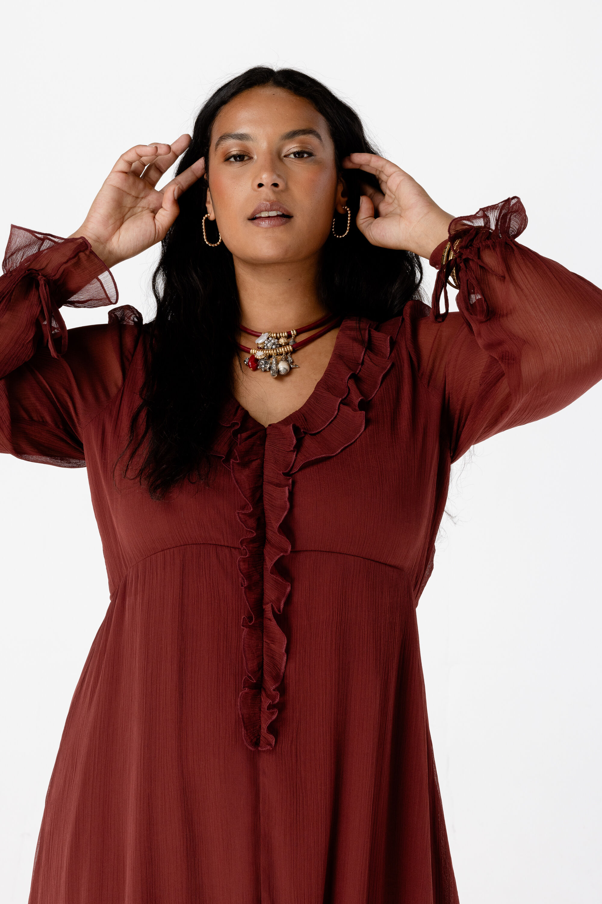 Robe &agrave; volants image number 4