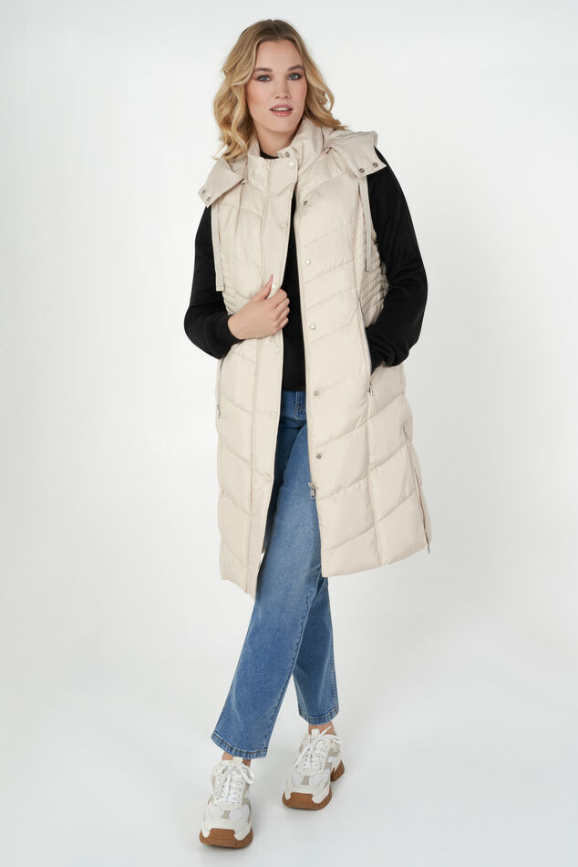 Veste longue matelassée  image number 7