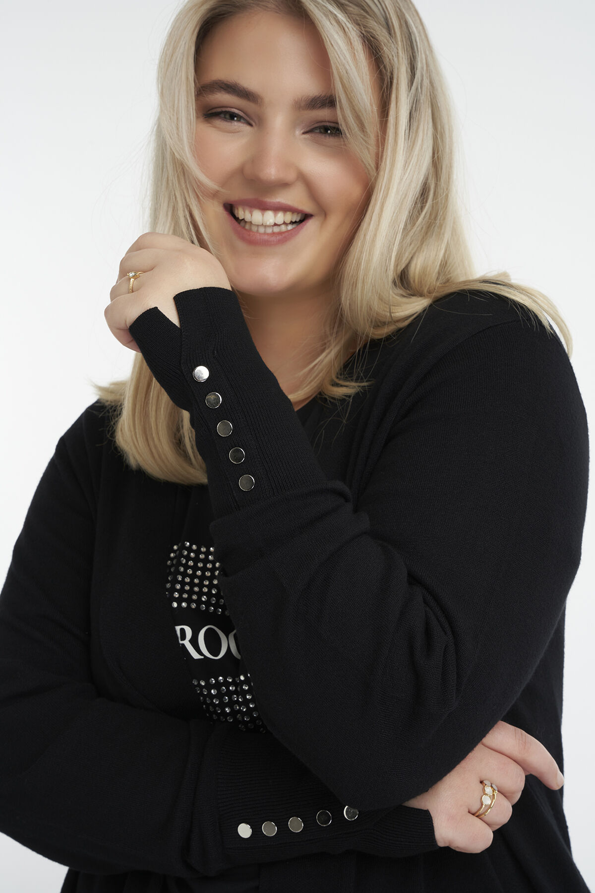 Cardigan long et ouvert image number 4