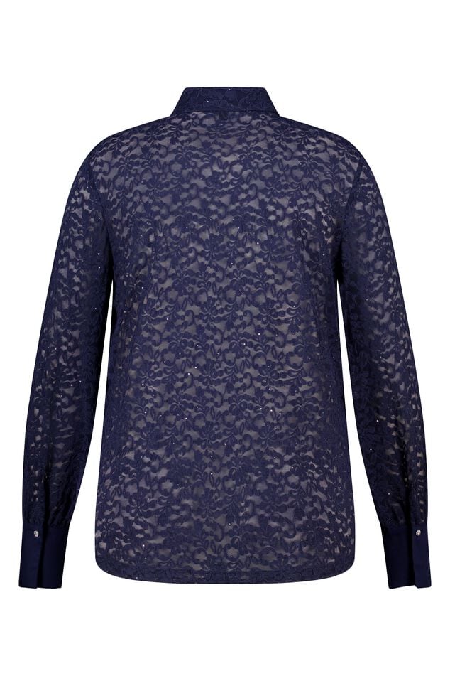 Top avec dentelle et paillettes image number 2