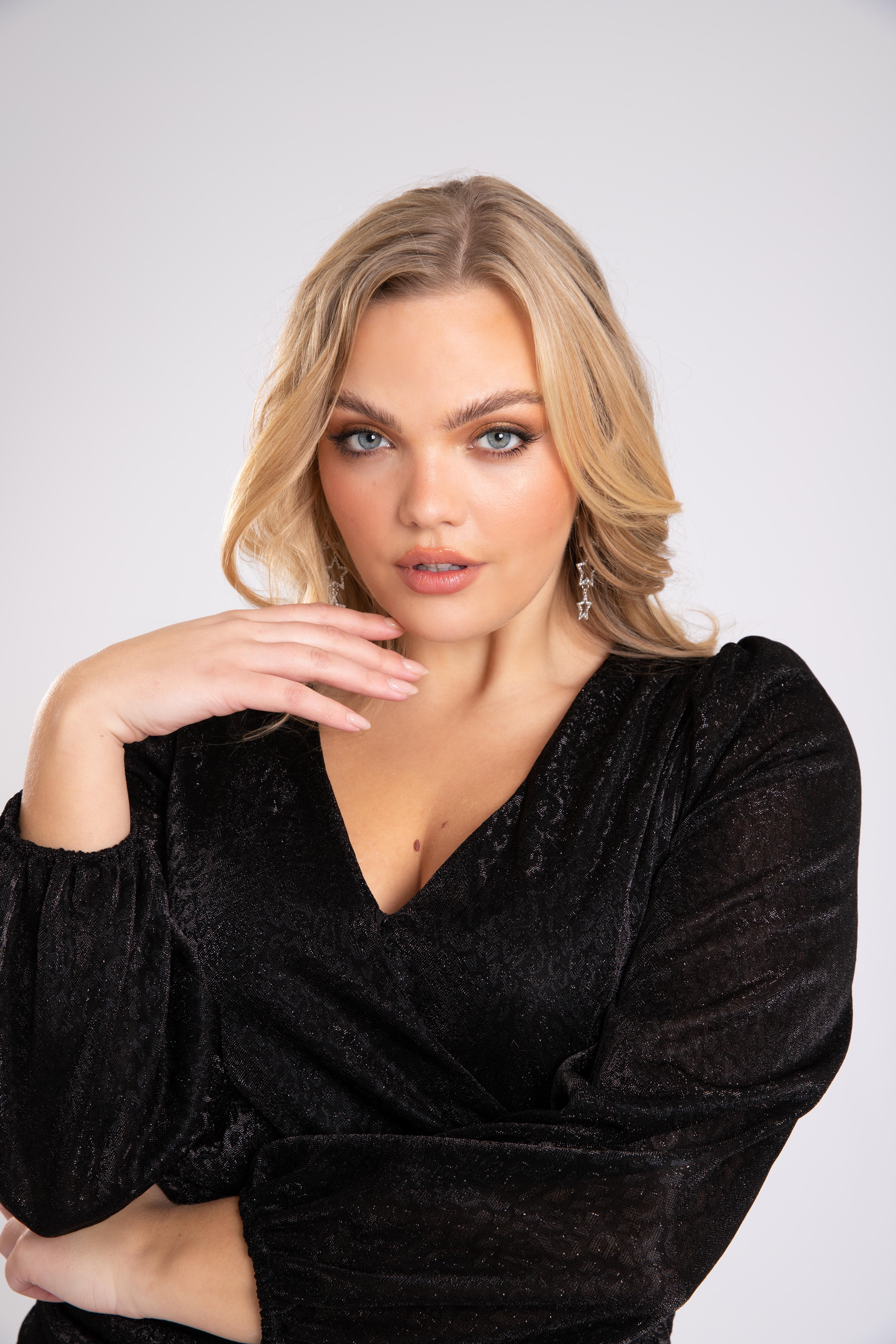 Robe portefeuille &agrave; imprim&eacute; image number 5