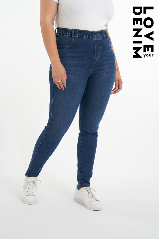 Tregging slim fit 30 inch POPPY  image number 0