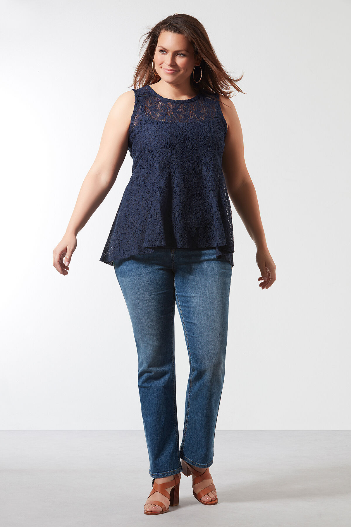 Jean bootcut VIOLET image number 4