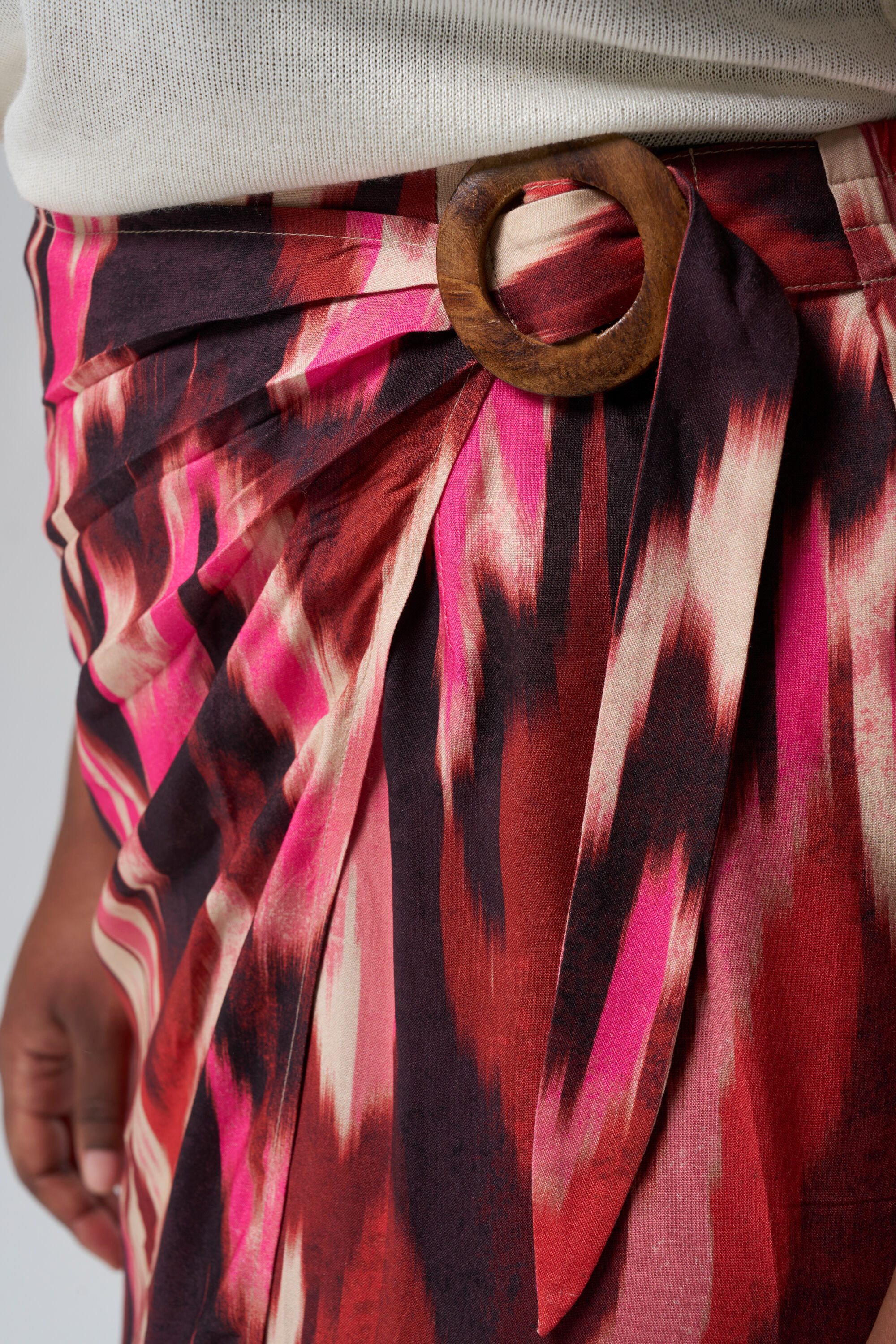 Jupe midi imprim&eacute;e image number 4