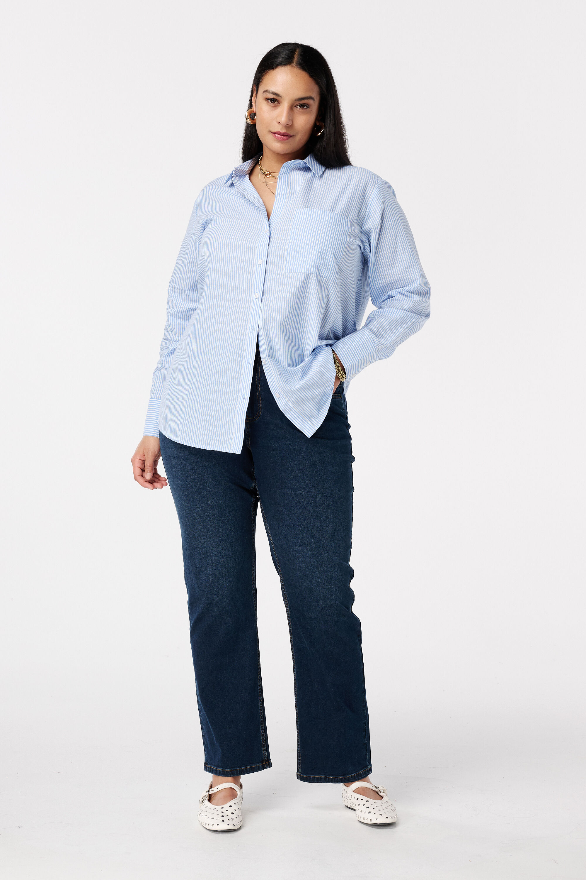 Blouse ray&eacute;e image number 5