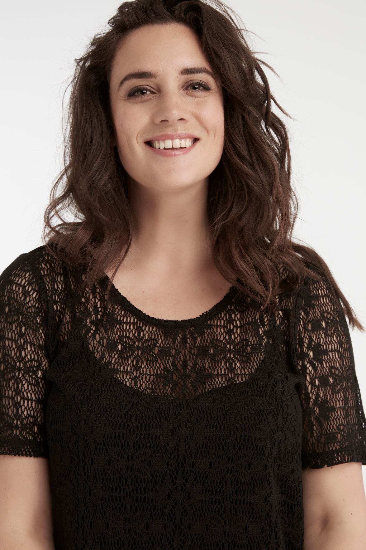 Haut long en crochet image number 3