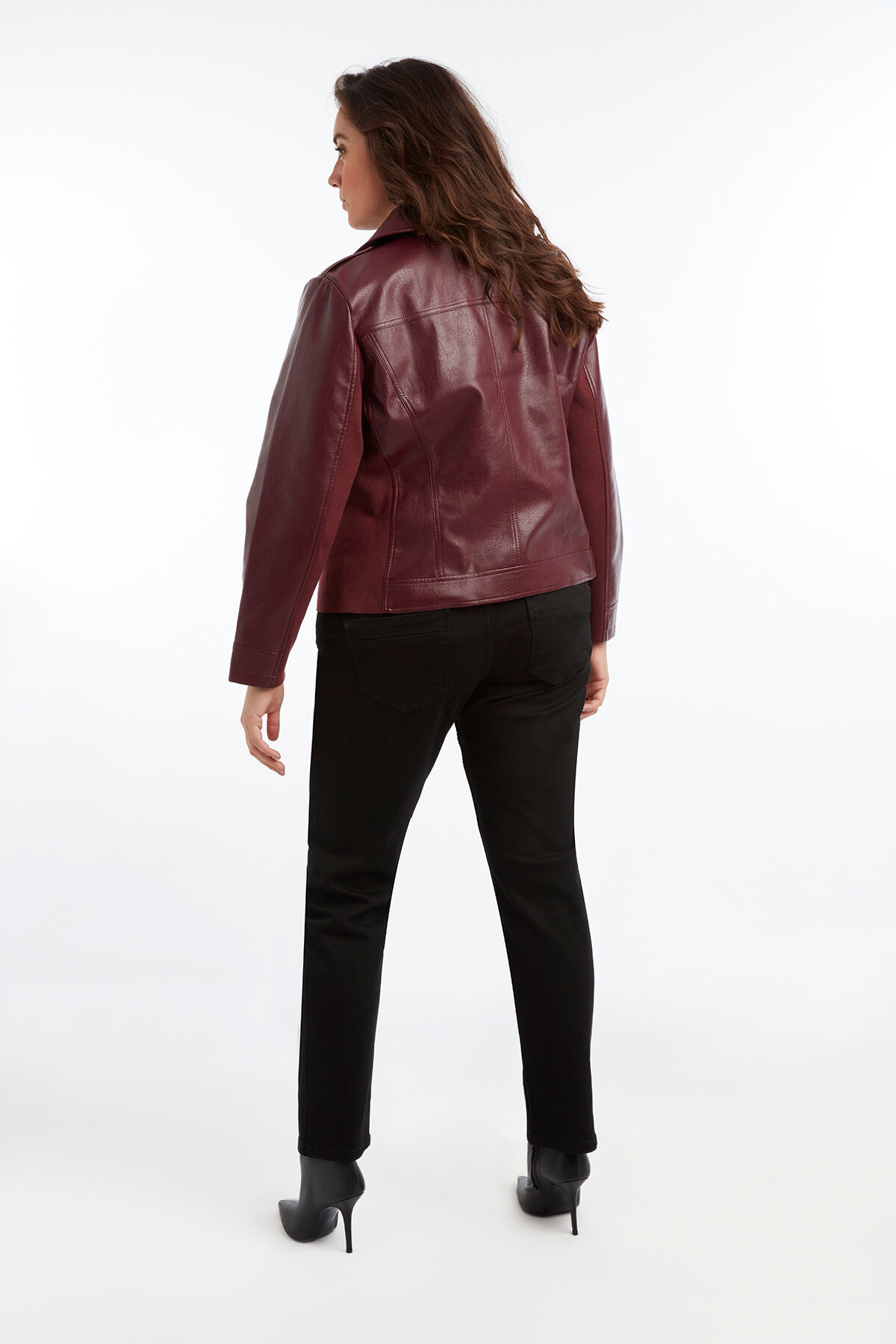 Veste style motard en similicuir image number 5