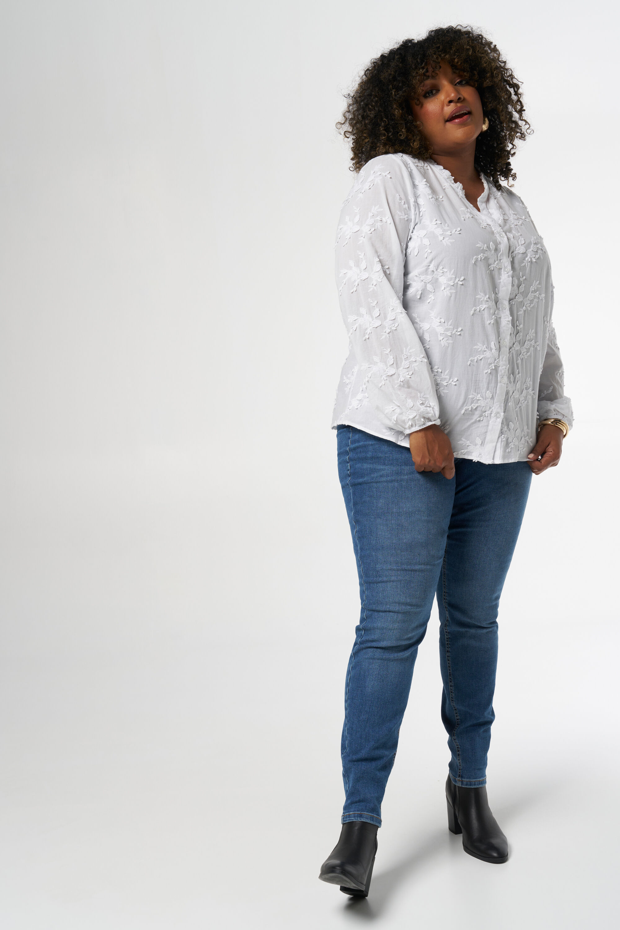 Chemisier avec broderie image number 5