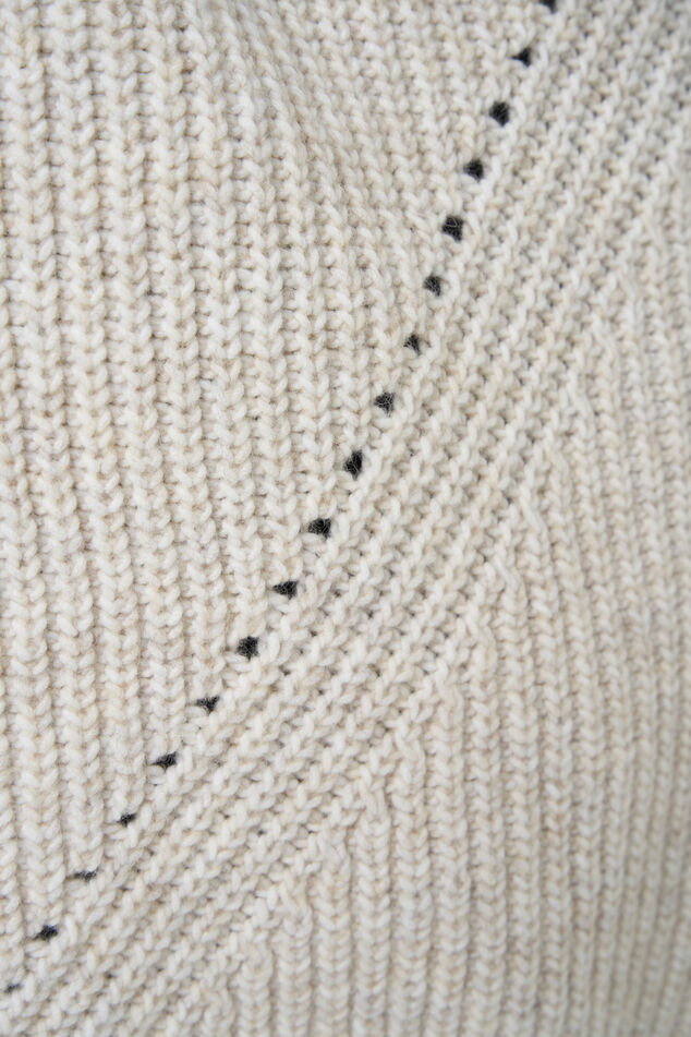 Spencer en maille avec col roulé image number 4