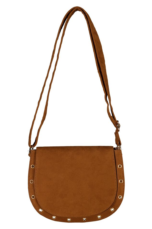 Sac bandoulière aspect daim image number 1