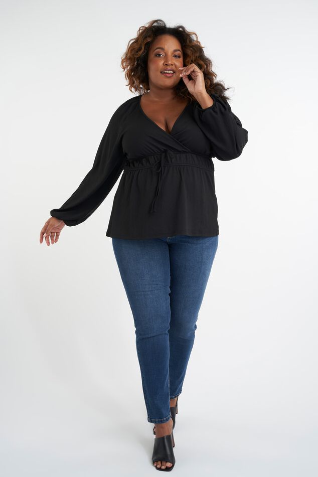 Haut portefeuille à manches bouffantes image number 4