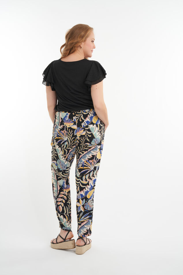 Pantalon ample à imprimé image number 3
