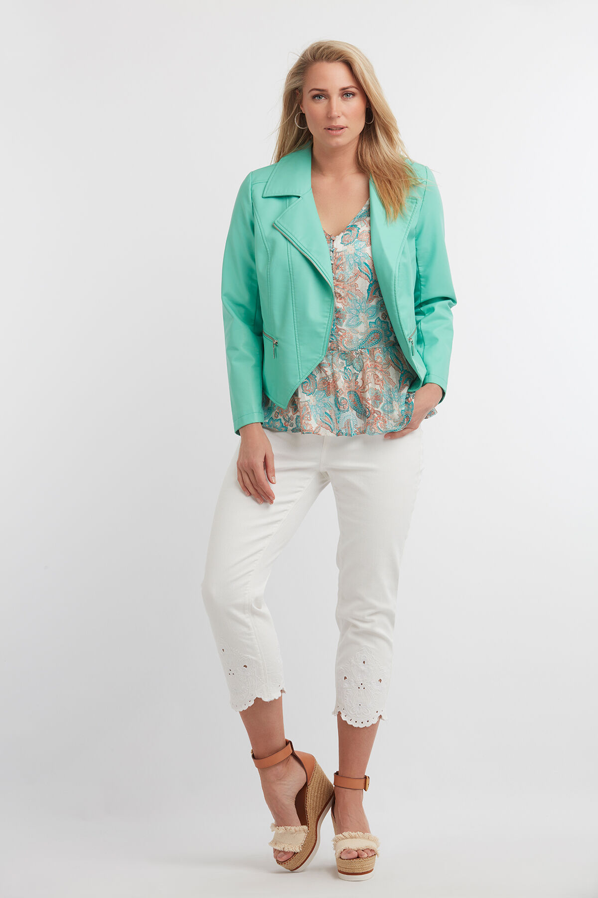 Veste motard en simili image number 3