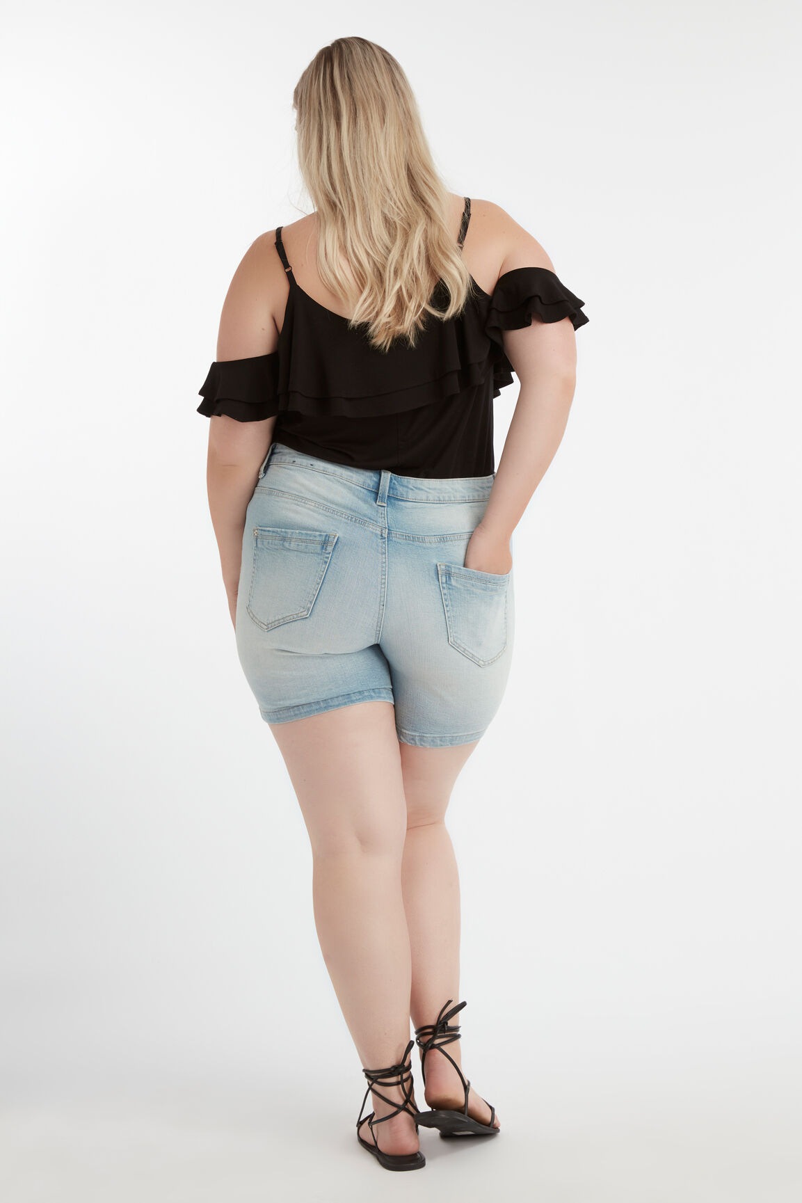 Short en denim image number 4