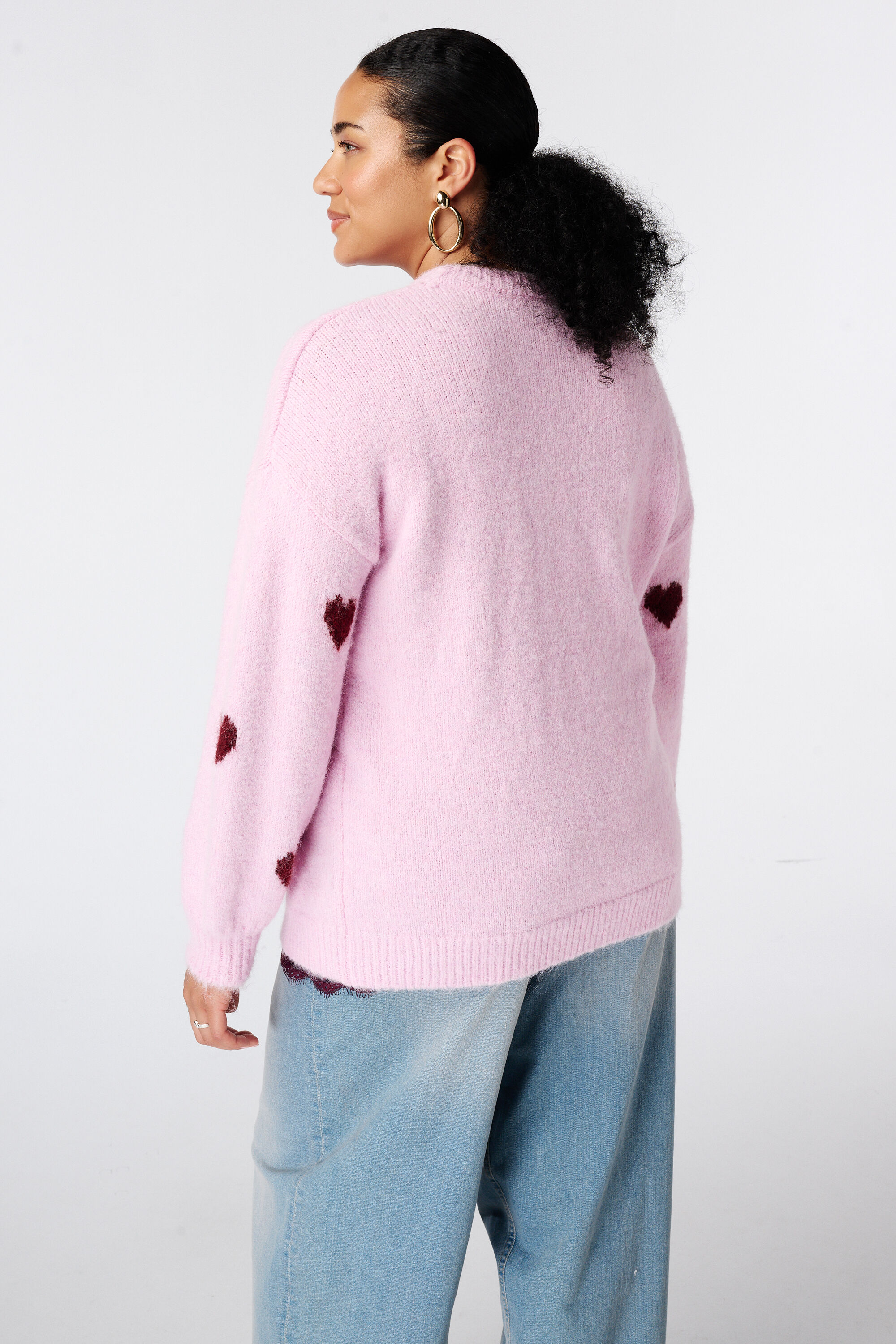 Pull &agrave; motif c&oelig;urs image number 3