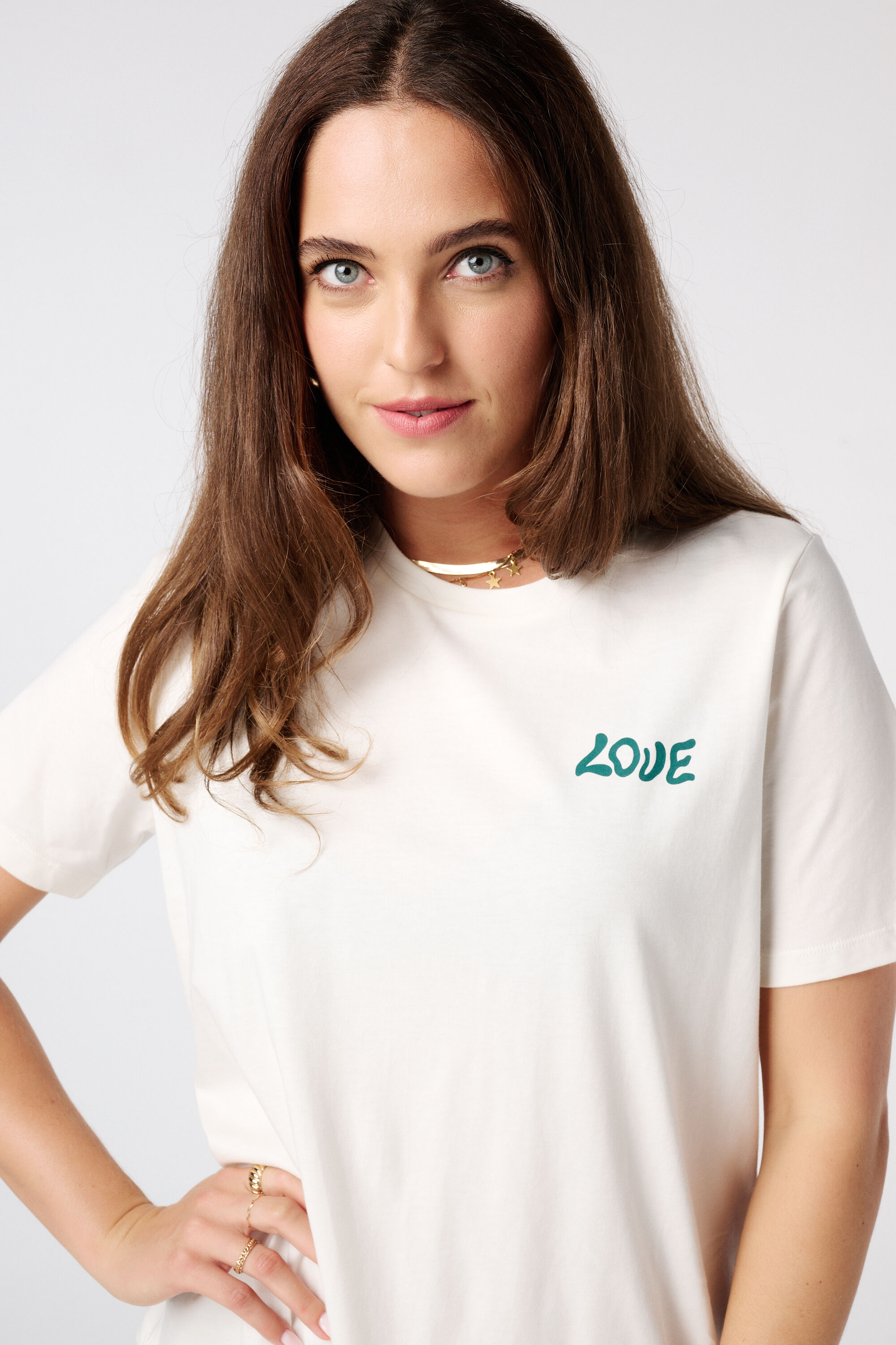 T-shirt &agrave; imprim&eacute; fleuri image number 4