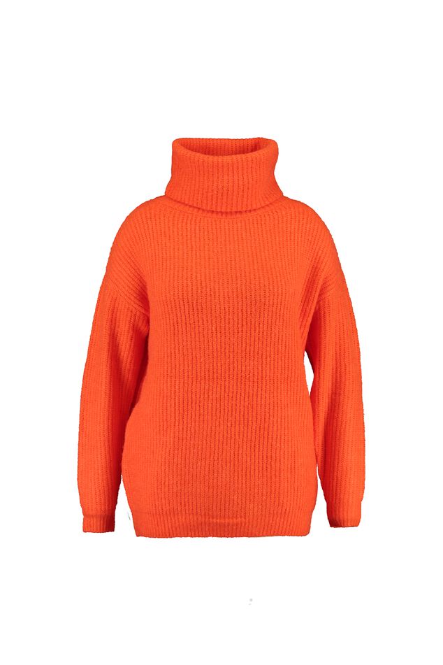 Pull-over en maille à col roulé image number 2