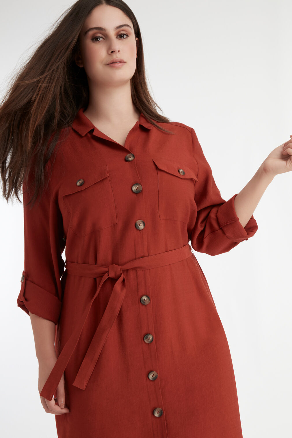 Robe boutonn&eacute;e image number 5