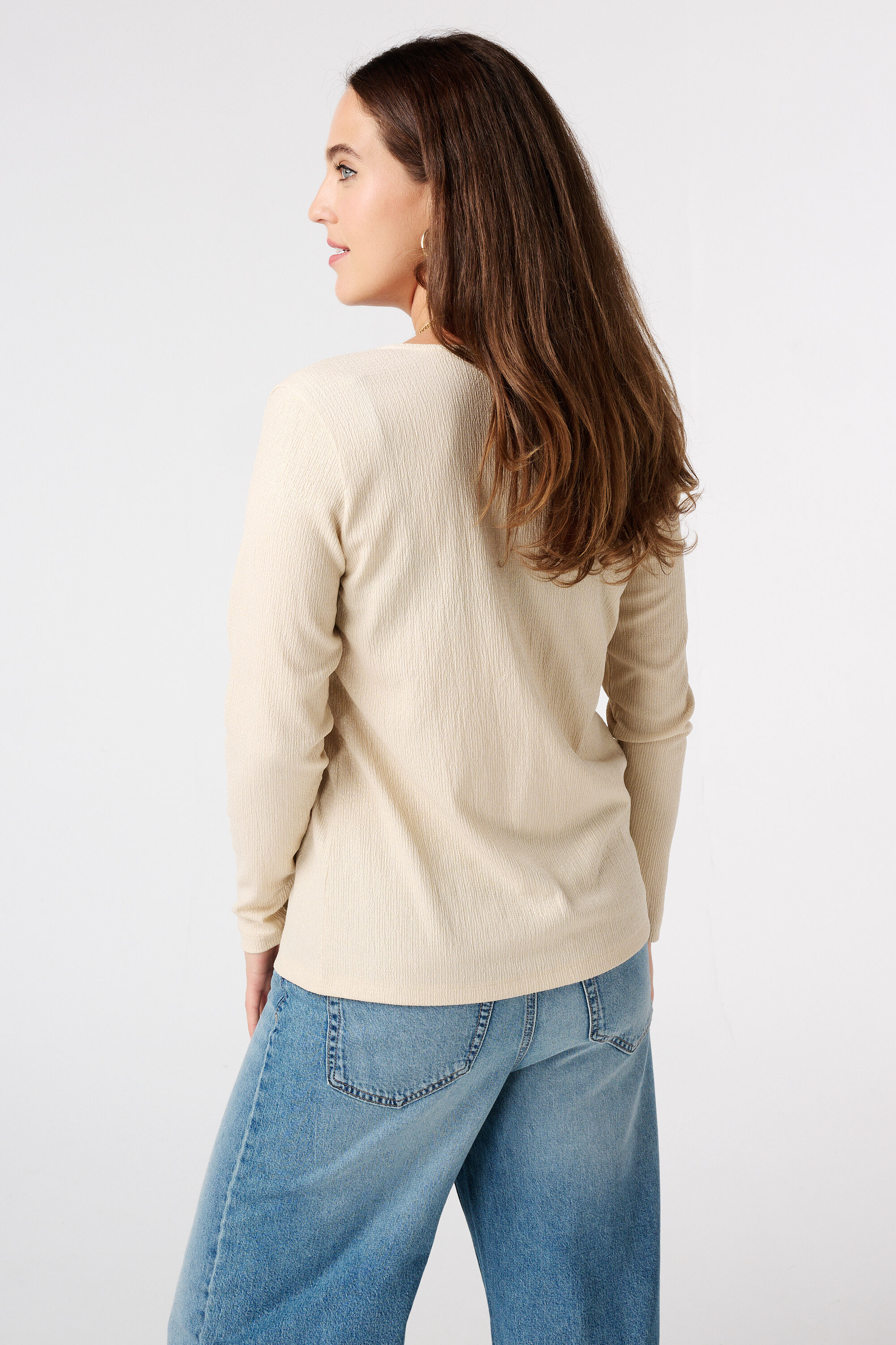 Haut avec imprim&eacute; m&eacute;tallis&eacute; image number 3