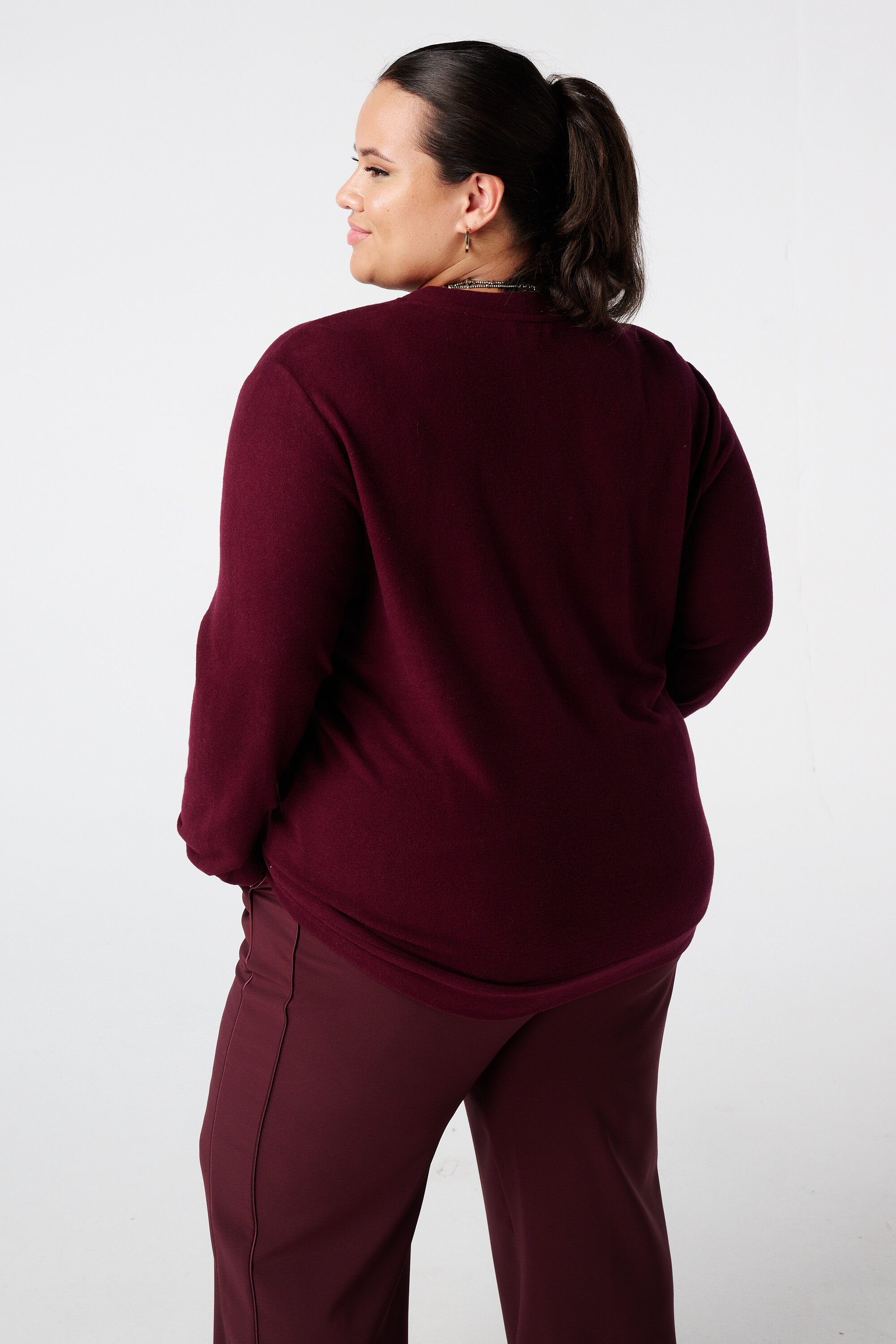 Cardigan avec boutons en forme de c&oelig;ur dor&eacute;s image number 3