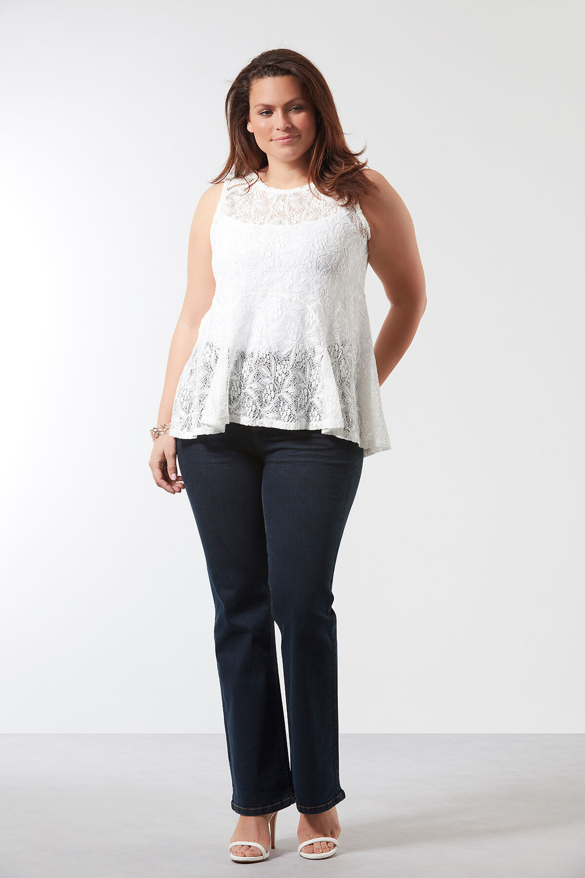 Jean bootcut VIOLET image number 4