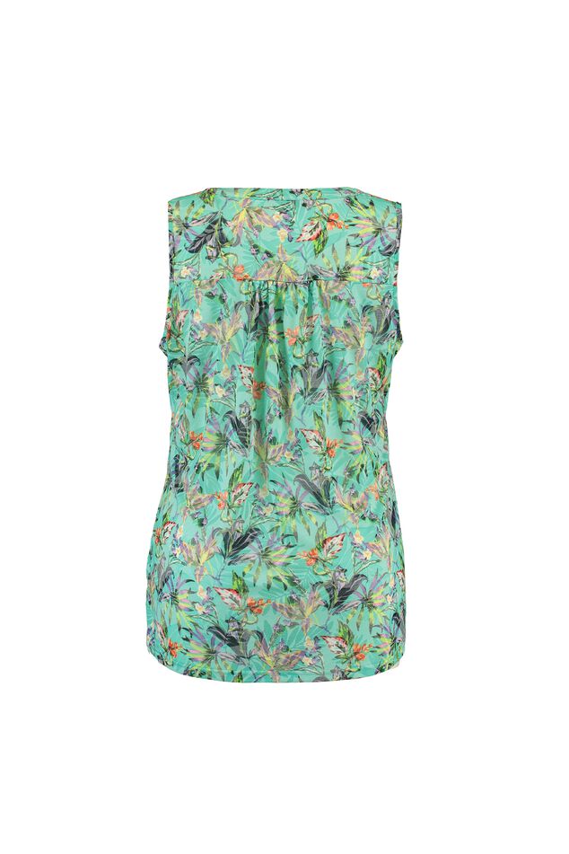 Haut sans manches avec effet délavé  image number 2