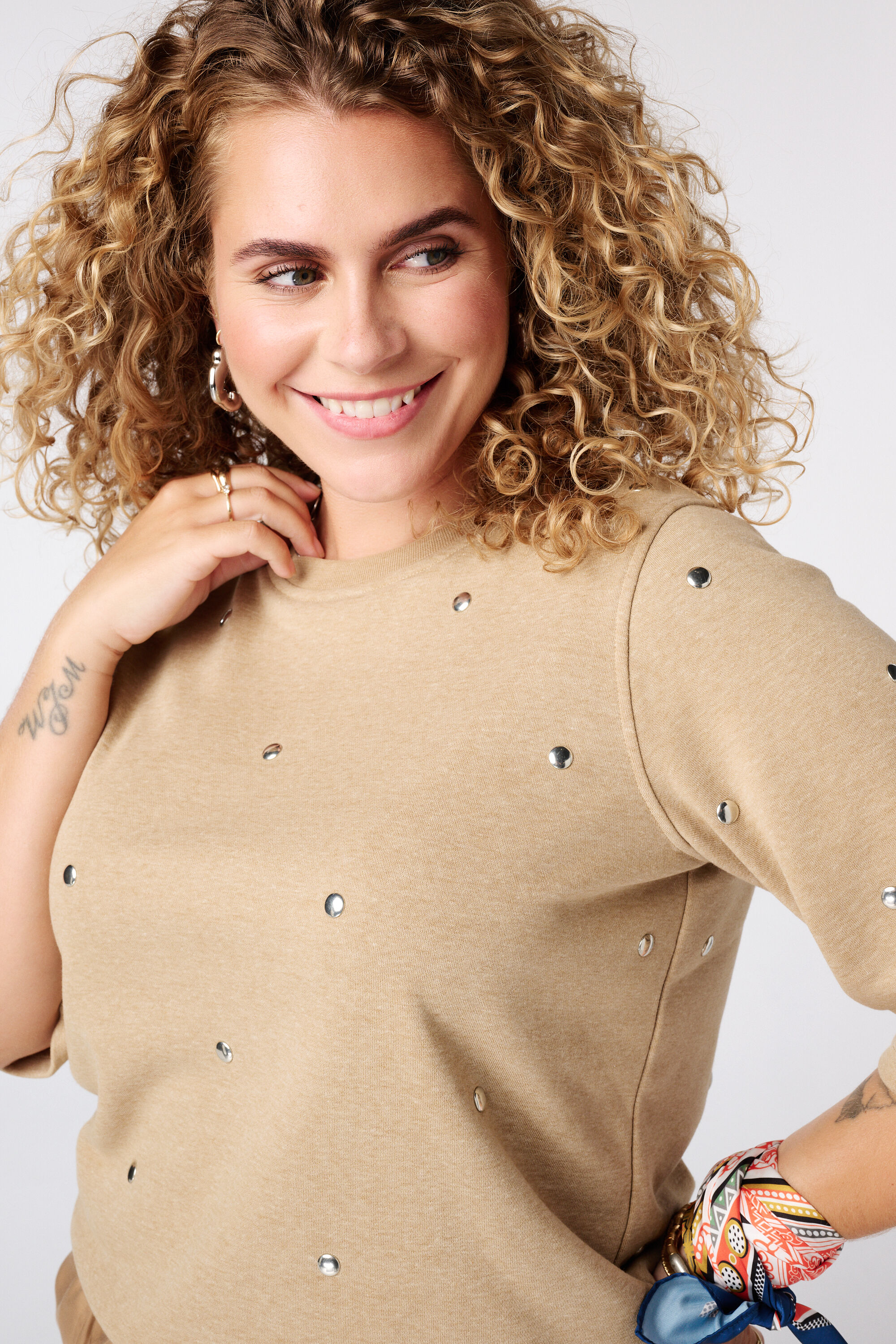 T shirt en tissu sweat image number 4