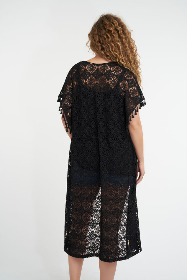 Long caftan en dentelle image number 3