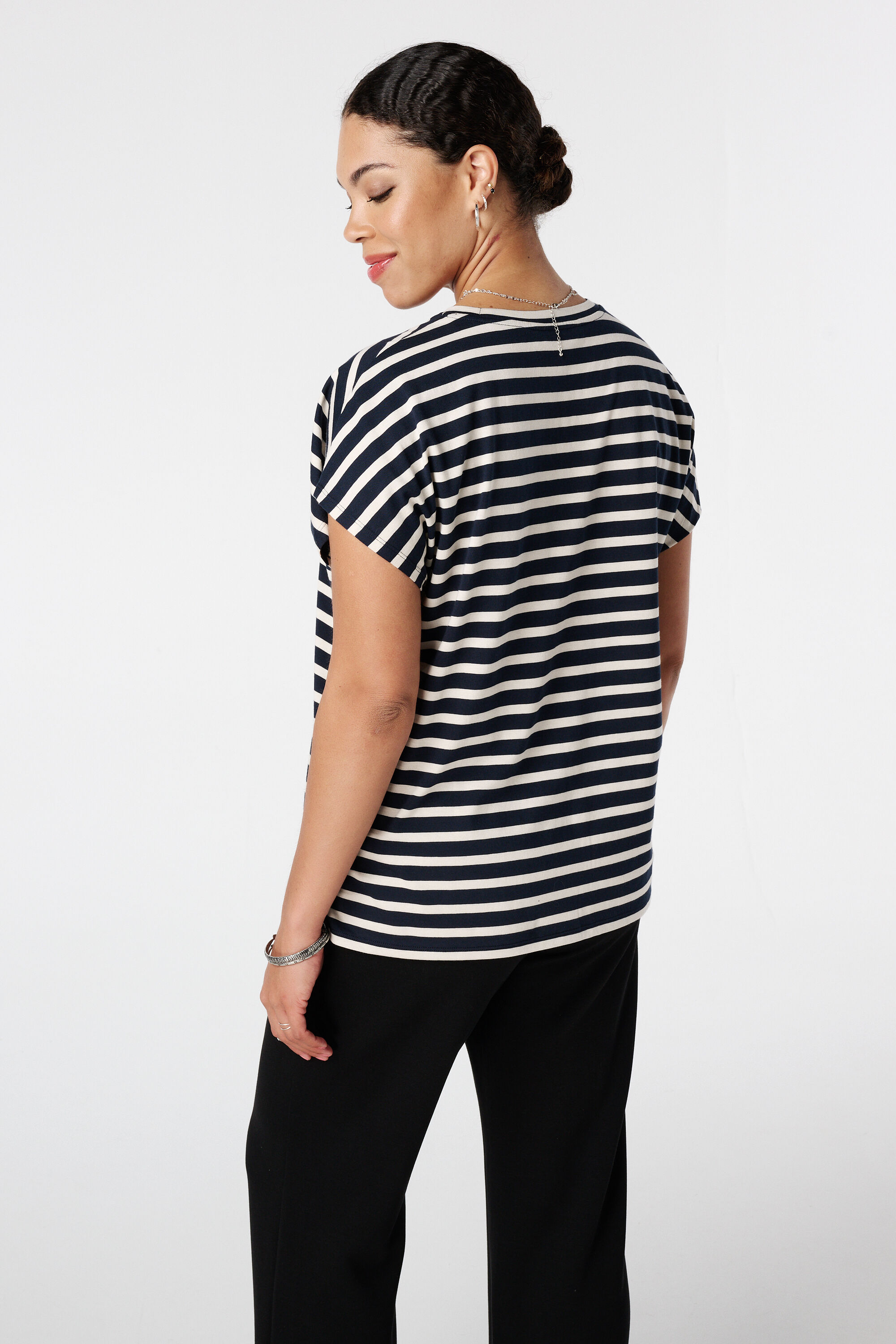 T-shirt ray&eacute; &agrave; imprim&eacute; image number 3