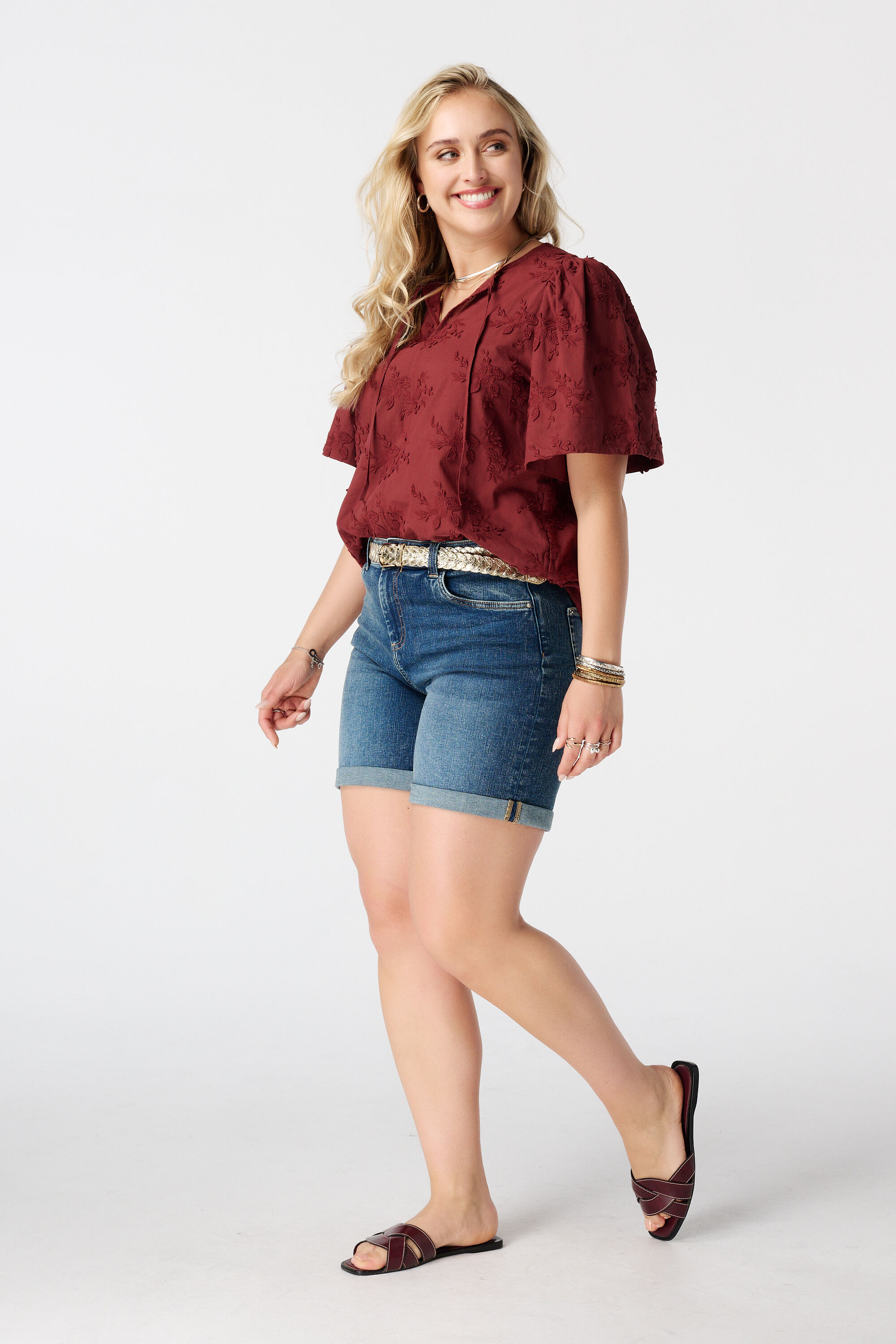 Blouse en coton avec broderie image number 5