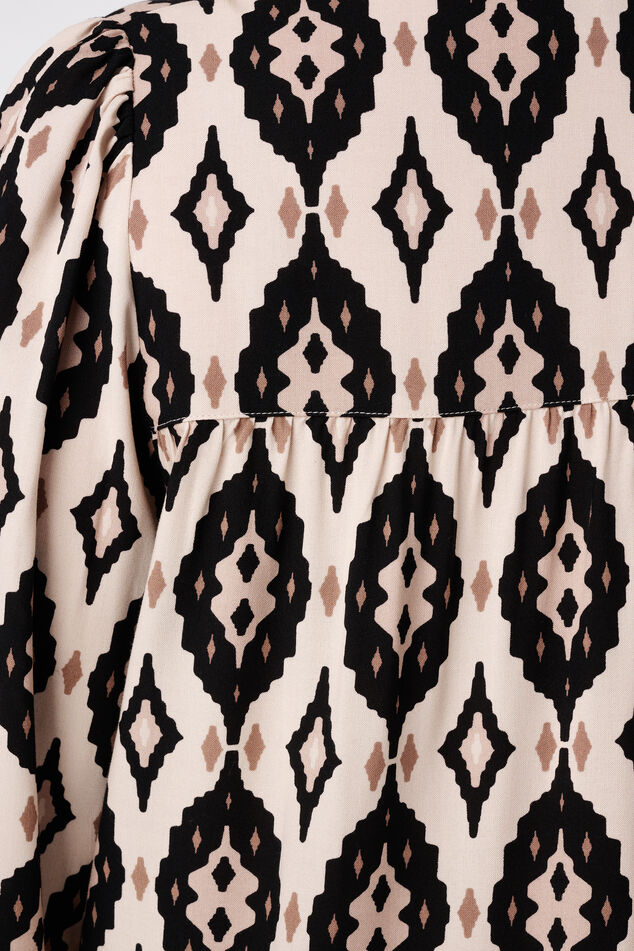 Blouse imprimée avec bobines image number 6