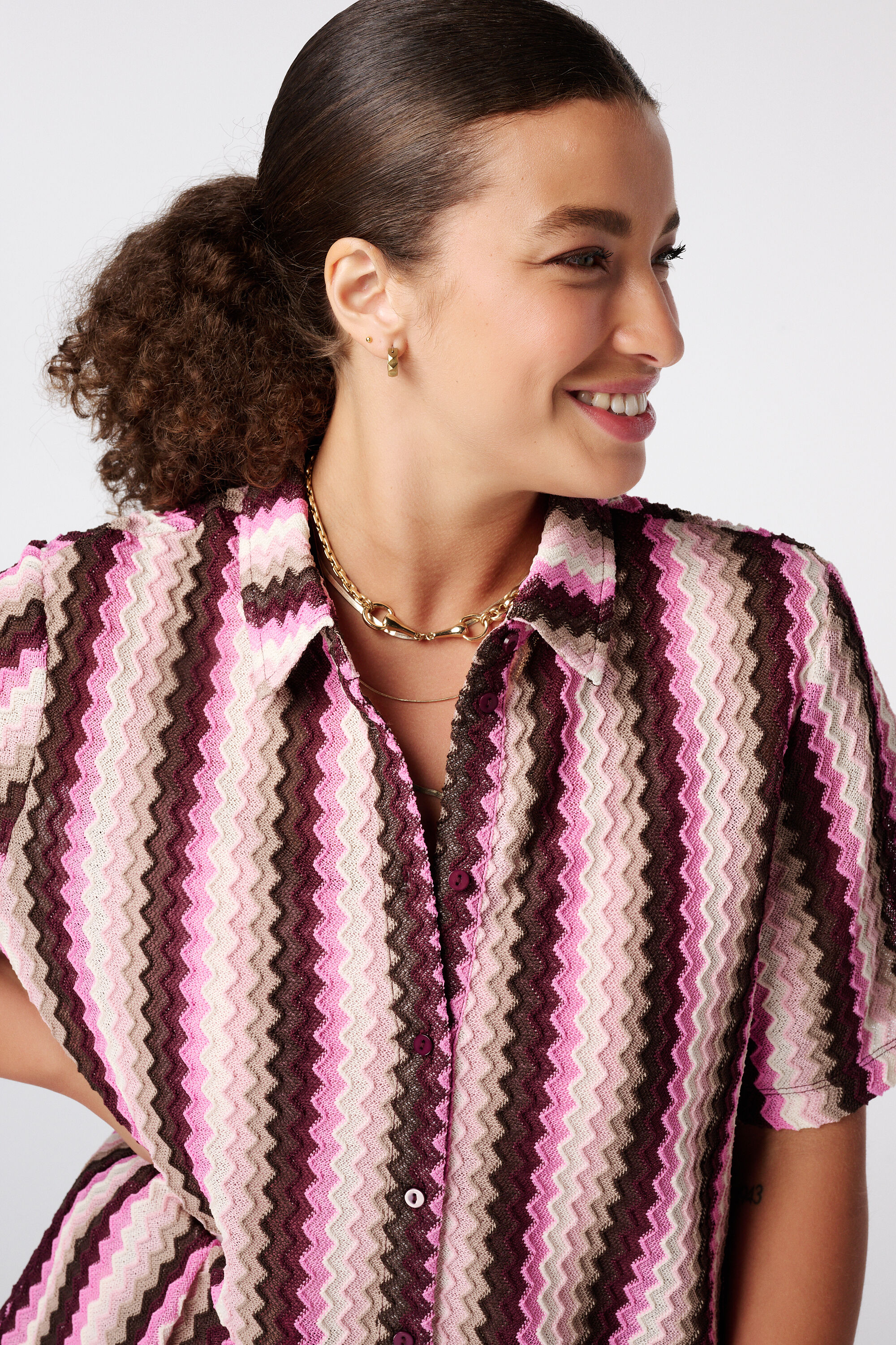Top polo en crochet image number 4