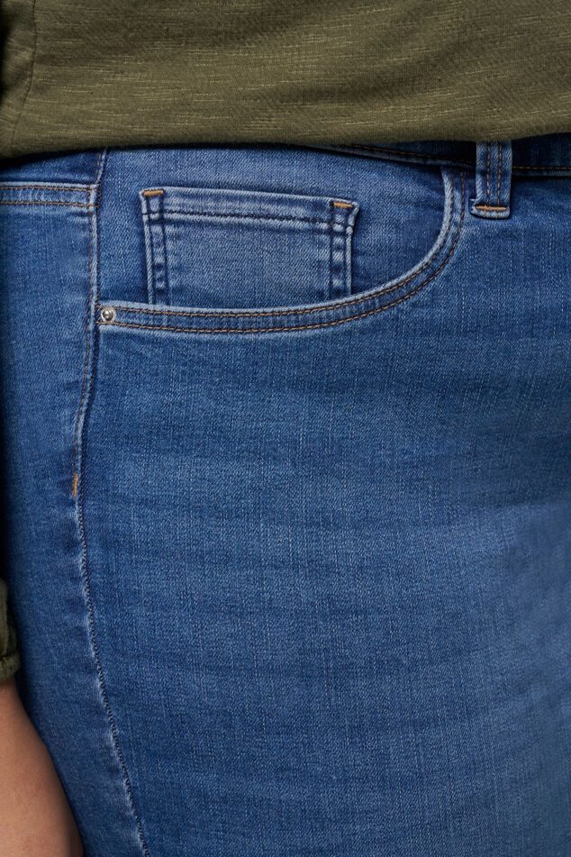 Jean skinny à taille haute CHERRY image number 4