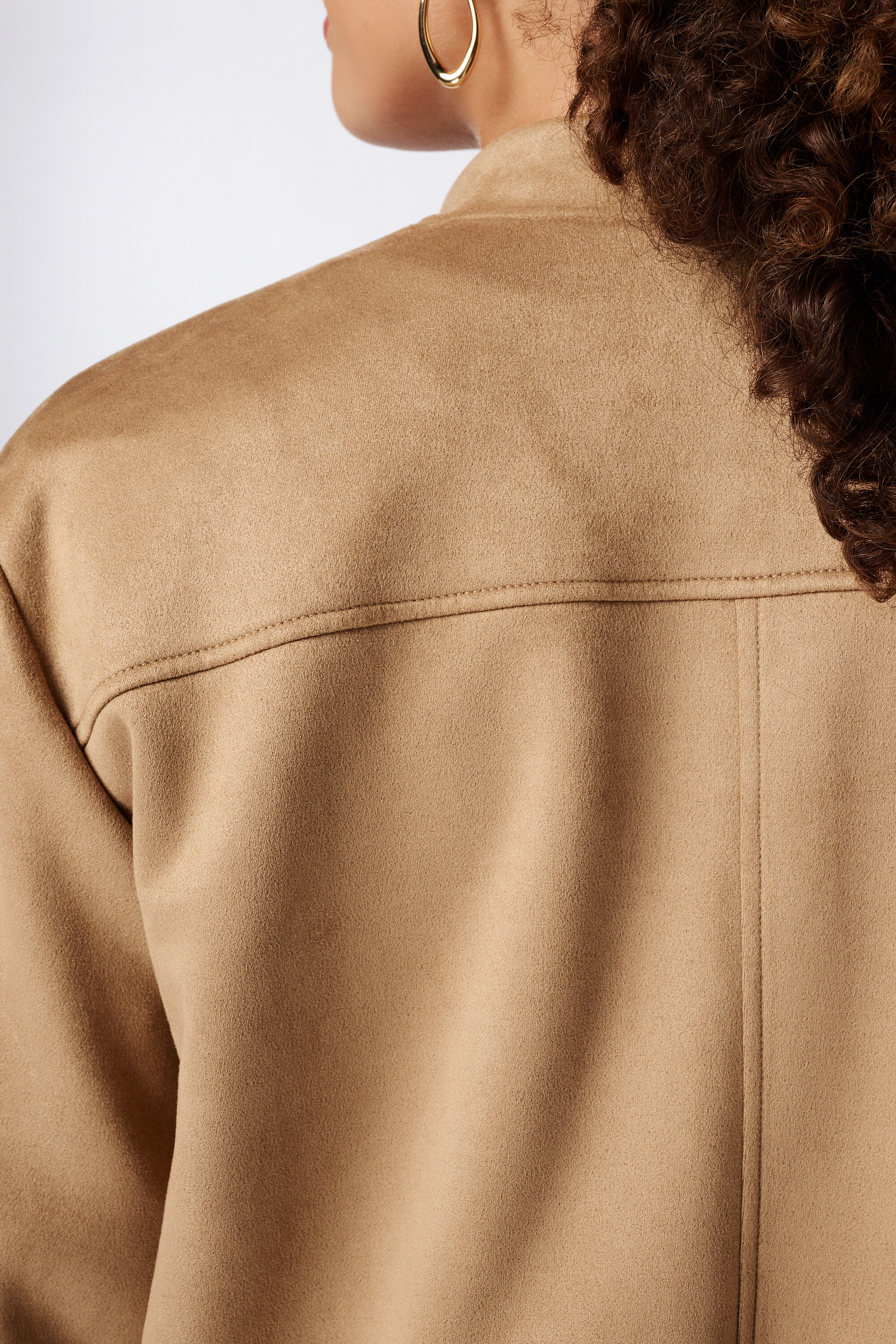 Blouson bomber en su&eacute;dine image number 6